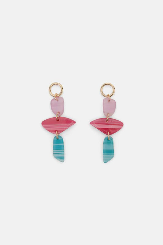 Image of Earrings. Productname: Gem Pebble Earring in Multi colour by brand - Gorman