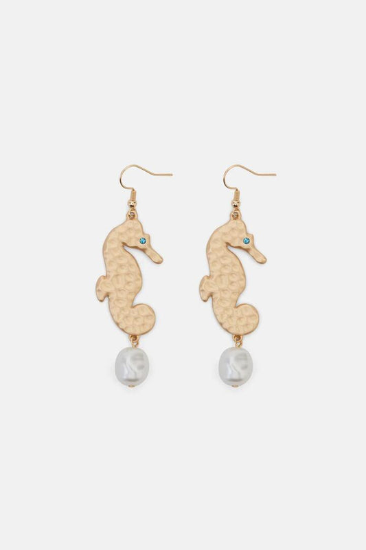 Image of Earrings. Productname: Sea Horse Earring in Multi colour by brand - Gorman