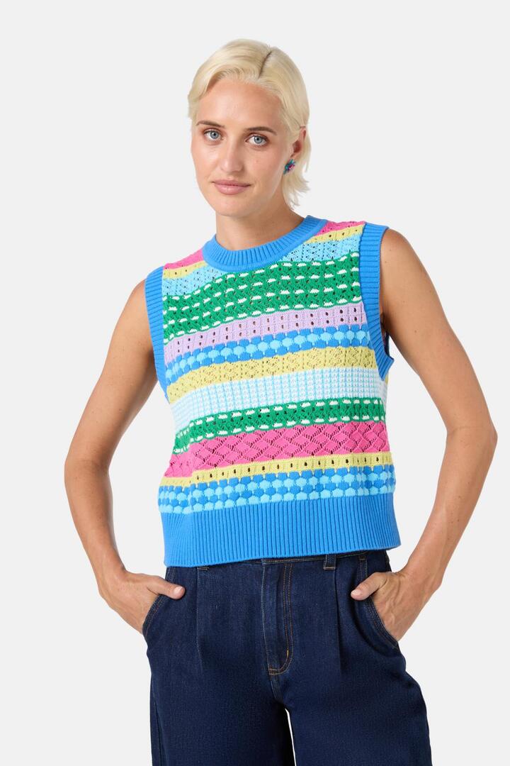 Image of Coats & Jackets. Productname: Emily Vest in Multi colour by brand - Gorman