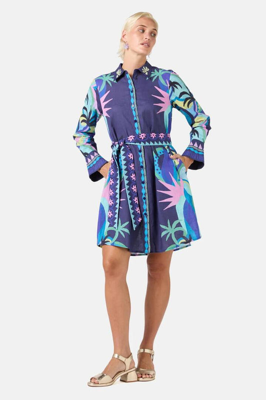 Image of Dresses. Productname: Jade Shirt Dress in Print colour by brand - Gorman
