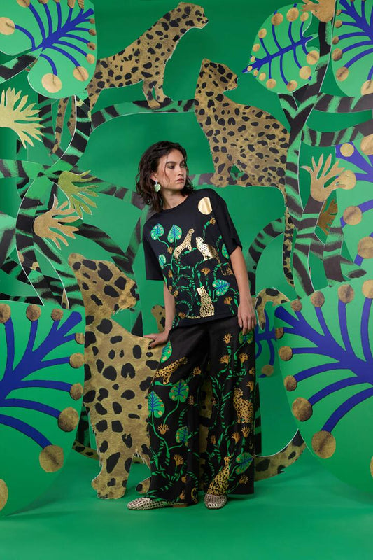 Image of a model wearing Pants. Productname: Guardians Pant in Print colour by brand - Gorman