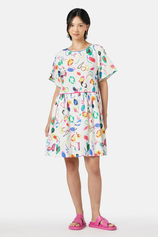 Image of Dresses. Product name - Scribble Benni Dress in Print colour by brand - Gorman