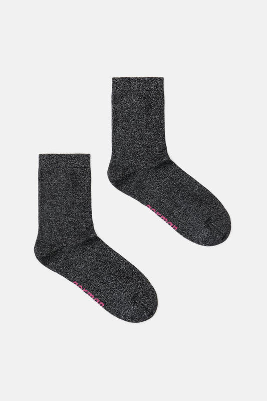 Image of Socks. Productname: Black Sparkle Sock in Black colour by brand - Gorman