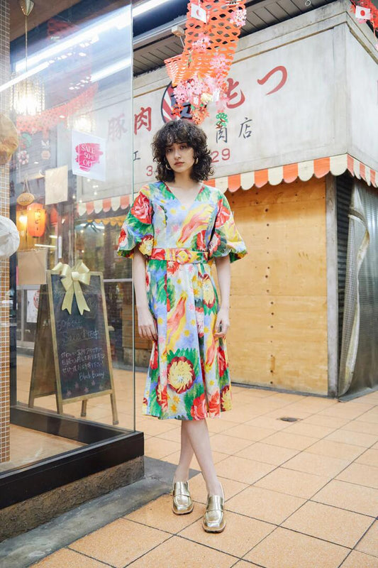 Image of Dresses. Productname: The Comet Long Dress in Print colour by brand - Gorman