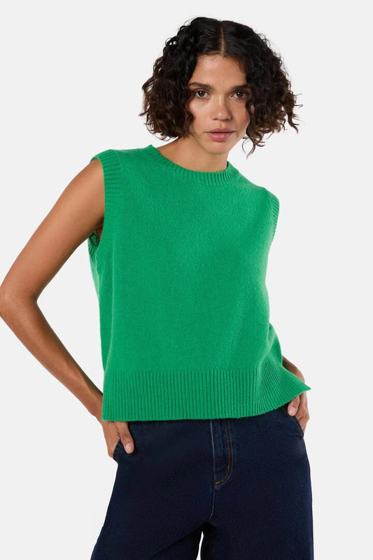 Image of Coats & Jackets. Productname: Roberta Vest in Green colour by brand - Gorman