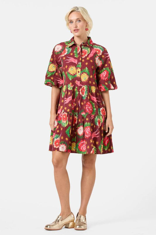 Image of Dresses. Productname: The Comet Smock Shirt Dress in Print colour by brand - Gorman