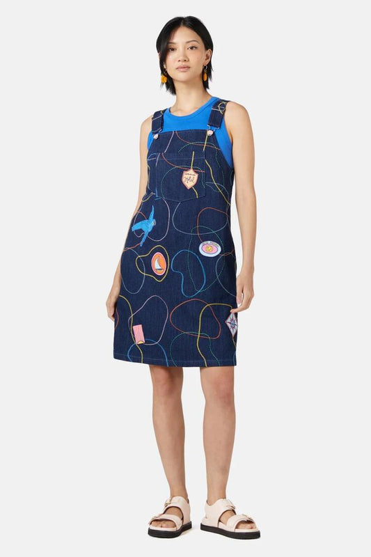 Image of Dresses. Productname: Taking A Trip Denim Dress in Denim colour by brand - Gorman