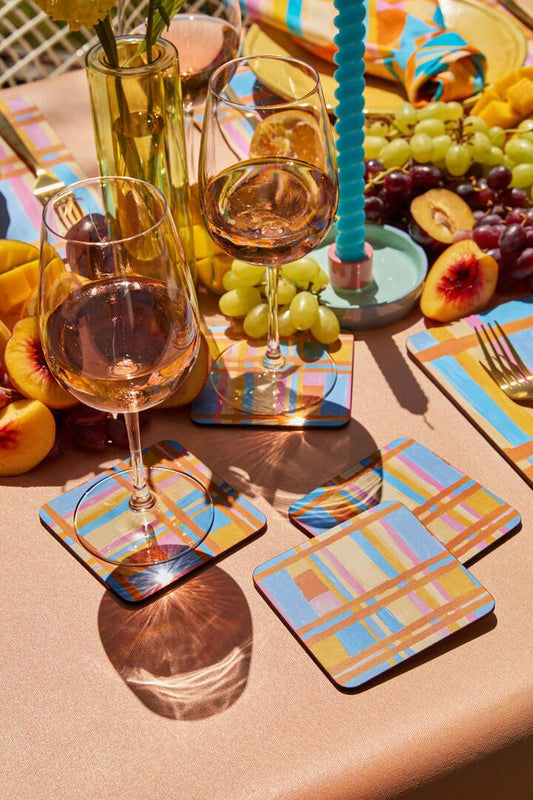 Image of Kitchen & Dining. Productname: City Streets Coaster Set 4 in Print colour by brand - Gorman