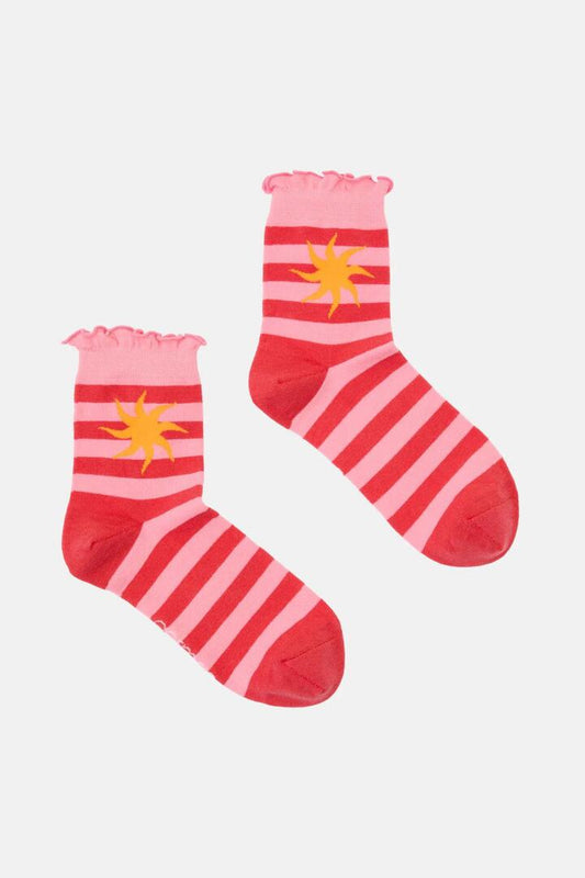 Image of Socks. Productname: Sun Stripe Sock in Multi colour by brand - Gorman