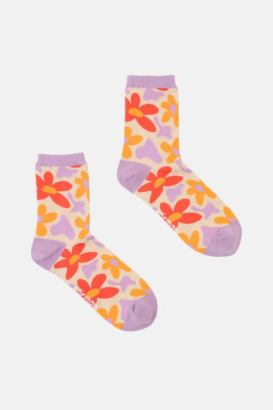 Image of Socks. Productname: Flower Marle Sock in Multi colour by brand - Gorman