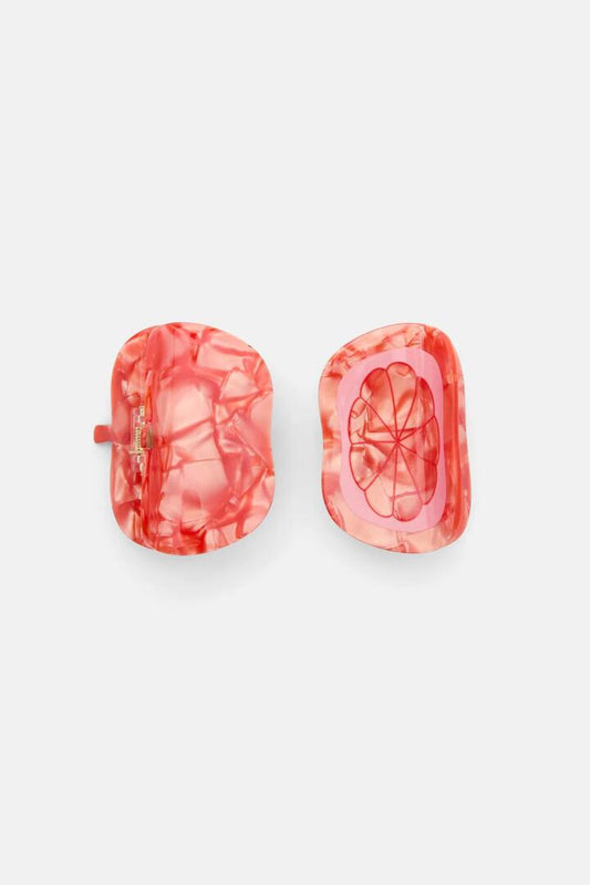 Image of Hair Accessories. Productname: Tomato Hair Claw Set 2 in Red colour by brand - Gorman