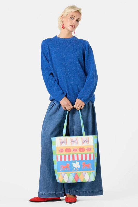 Image of Bags. Productname: Fantasy Patchwork Tote in Print colour by brand - Gorman