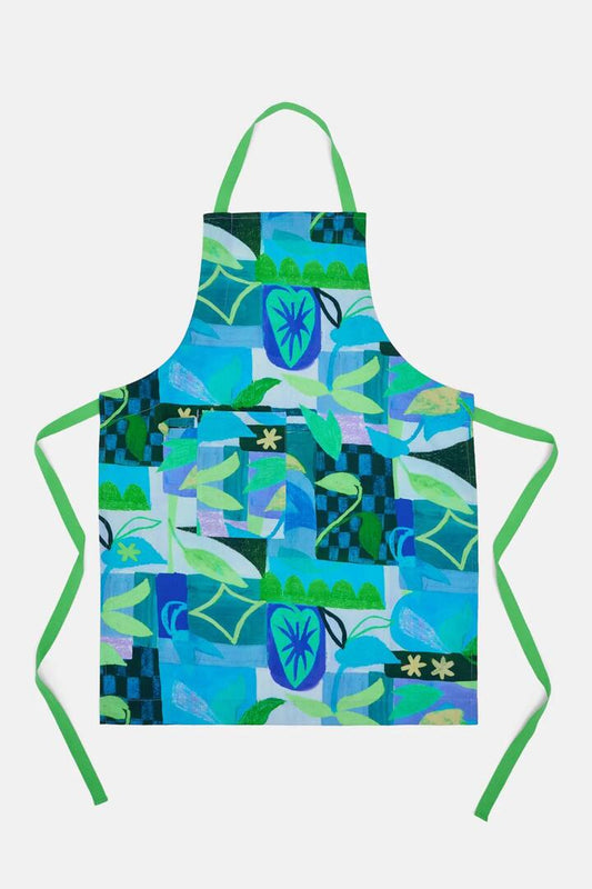 Image of Kitchen & Dining. Productname: Leaves Apron in Print colour by brand - Gorman