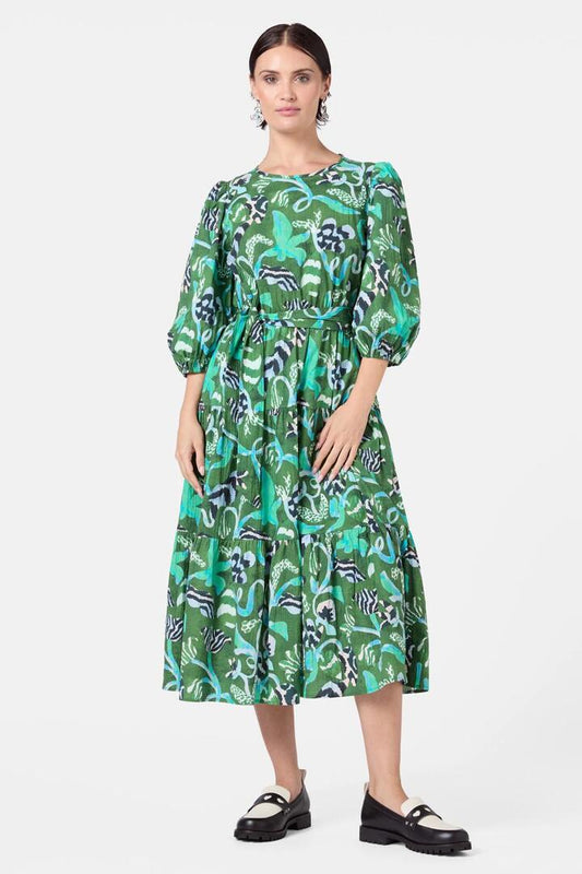 Image of Dresses. Productname: The Vines Midi Dress in Print colour by brand - Gorman