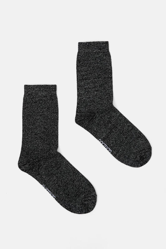 Image of Socks. Productname: Black Wool Sock in Black colour by brand - Gorman