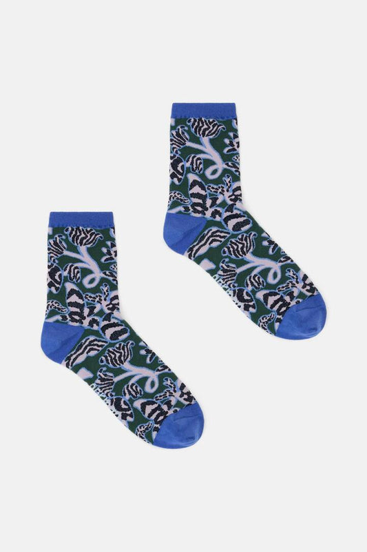 Image of Socks. Productname: The Vines Blue Sock in Multi colour by brand - Gorman