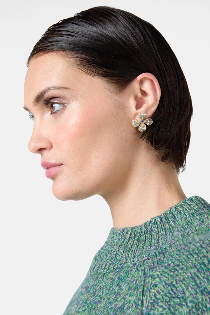 Image of Earrings. Productname: Four Leaf Clover Earring in Multi colour by brand - Gorman