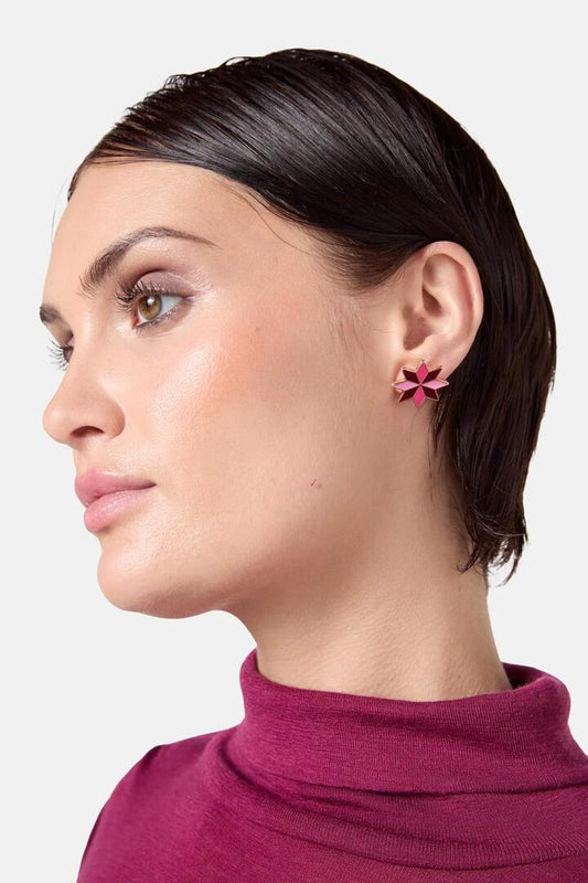 Image of Earrings. Productname: Heirloom Stud Earring in Multi colour by brand - Gorman