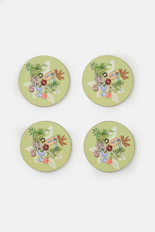 Image of Kitchen & Dining. Productname: Dine & Dash Coasters in Print colour by brand - Gorman