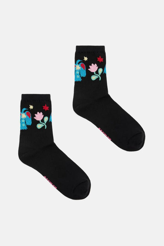Image of Socks. Productname: Amphora Black Sock in Multi colour by brand - Gorman
