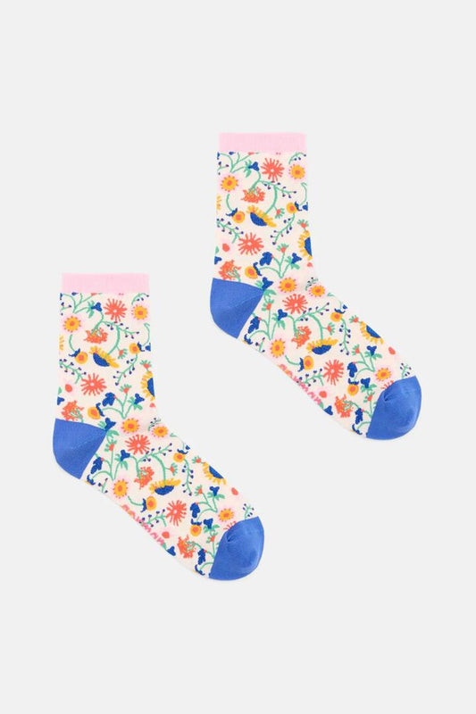 Image of Socks. Productname: Boom Blooms Sock in Multi colour by brand - Gorman