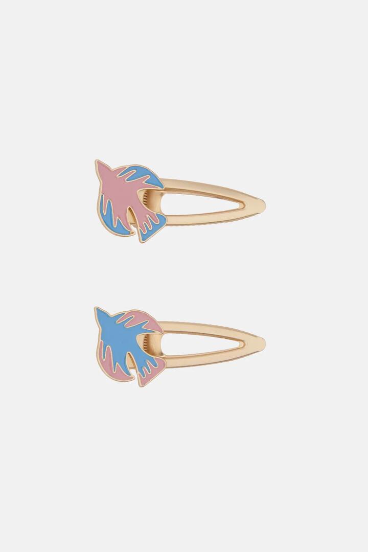 Image of Hair Accessories. Productname: Bird Hair Clip Set x2 in Multi colour by brand - Gorman