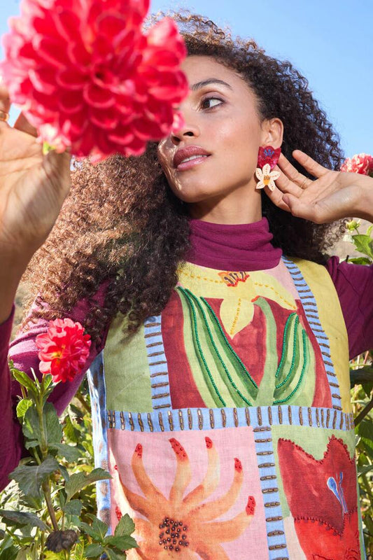 Image of Earrings. Productname: Rosies Posies Earrings in Multi colour by brand - Gorman