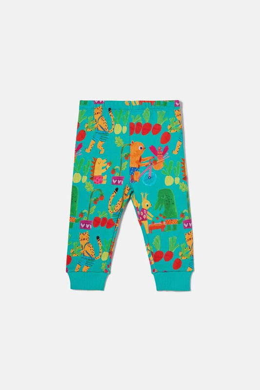 Image of a model wearing Pants. Productname: Riding Baby Jogger in Green colour by brand - Gorman