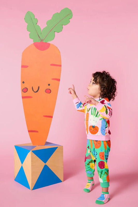 Image of a model wearing Outerwear. Productname: Fruity Baby Sweater in Pink colour by brand - Gorman