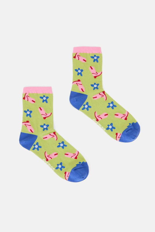 Image of Socks. Productname: Windowsill Cowboy Sock in Multi colour by brand - Gorman