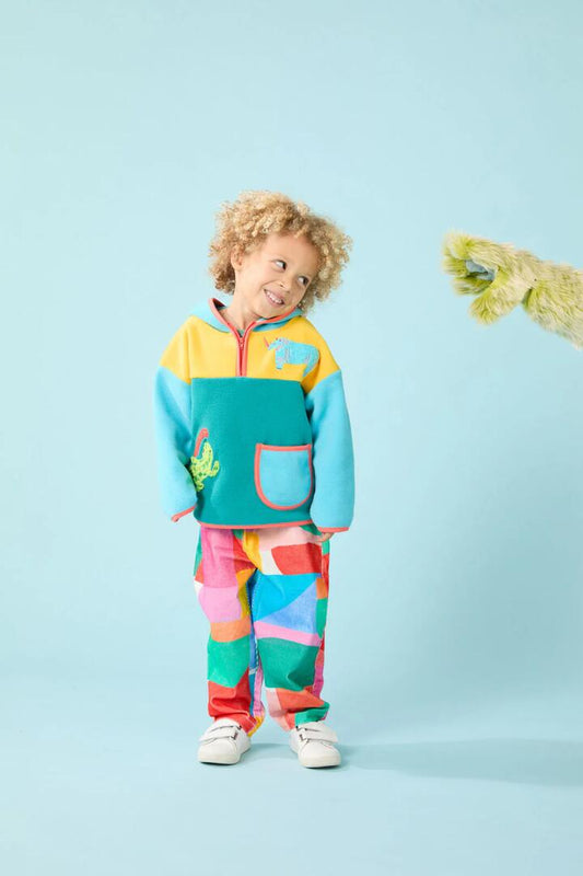 Image of a model wearing Tops. Productname: Animals Kids Polar FL Top in Multi colour by brand - Gorman