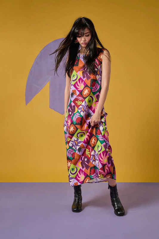 Image of Dresses. Productname: Rubix Rodeo Midi Dress in Print colour by brand - Gorman