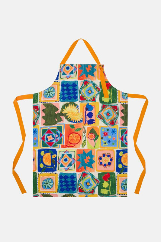 Image of Kitchen & Dining. Productname: Mediterranean Apron in Print colour by brand - Gorman