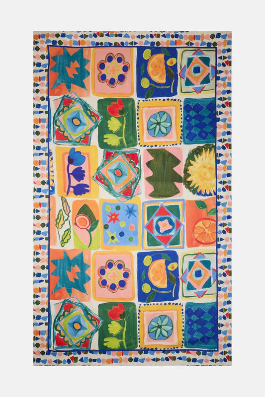 Image of Kitchen & Dining. Productname: Mediterranean Tablecloth in Print colour by brand - Gorman