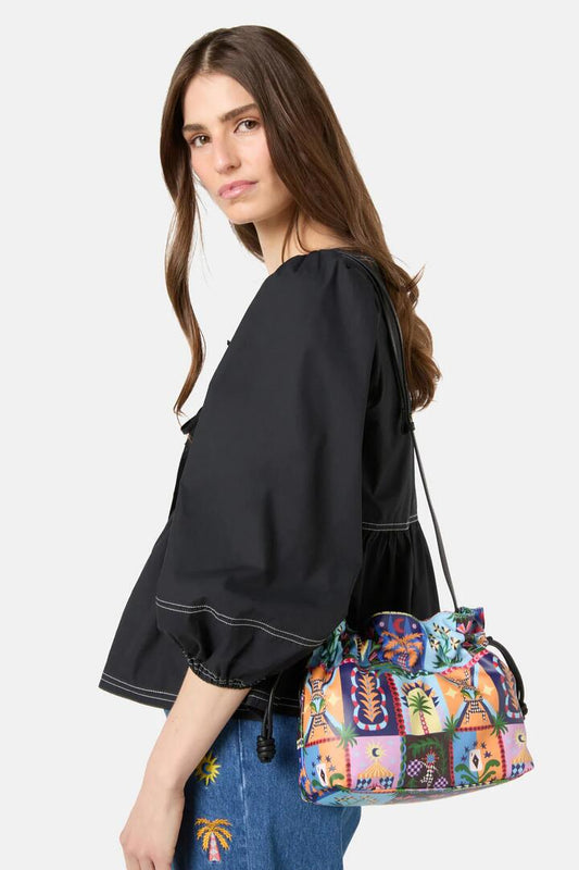 Image of Bags. Productname: Luna Cirque Soft Crossbody Bag in Print colour by brand - Gorman