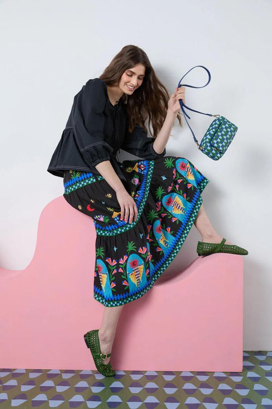 Image of Bags. Productname: Luna Cirque Dbl Crossbody Bag in Print colour by brand - Gorman