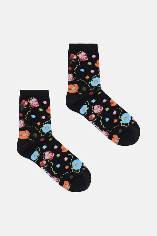 Image of Socks. Productname: Parade Floral Star Burst Socks in Multi colour by brand - Gorman