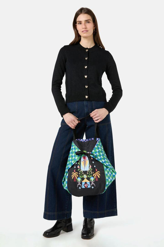 Image of Bags. Productname: Luna Cirque Soft Fold Tote in Print colour by brand - Gorman