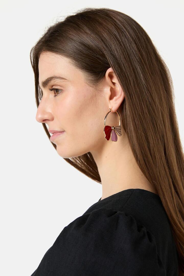 Image of Earrings. Productname: Flora Aurora Petal Earring in Multi colour by brand - Gorman