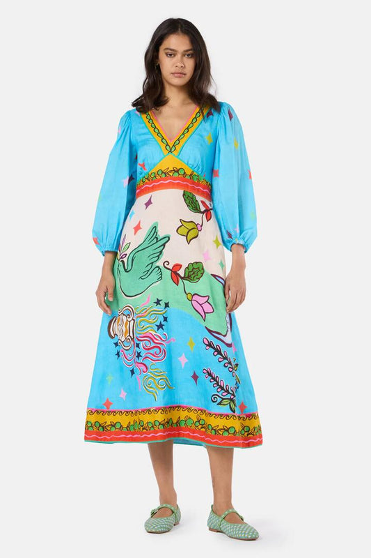 Image of Dresses. Productname: Good Fortune Party Dress in Print colour by brand - Gorman