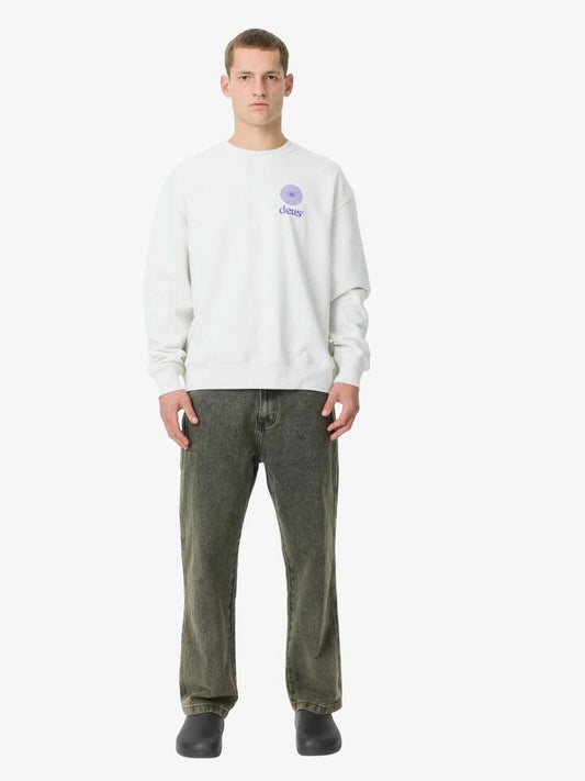 Image of T-Shirts. Productname: Deus Strata Crew in Light Grey Marle colour by brand - Deus