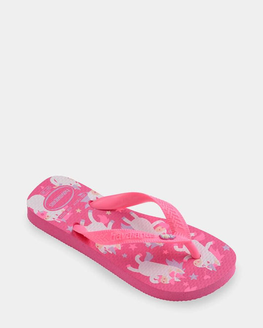 Image of Sandals. Productname: havaianas Girls 3-9 Fantasy Thongs Pink Flux - in Pink Flux colour by brand - Havaianas