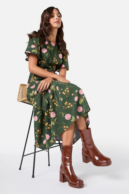 Image of Boots. Productname: Chocolate Patent Short Boot in Chocolate colour by brand - Princess Highway