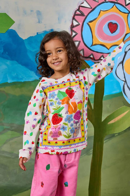 Image of Accessories. Productname: Scarf Kids LS Tee in Cream colour by brand - Princess Highway Kids