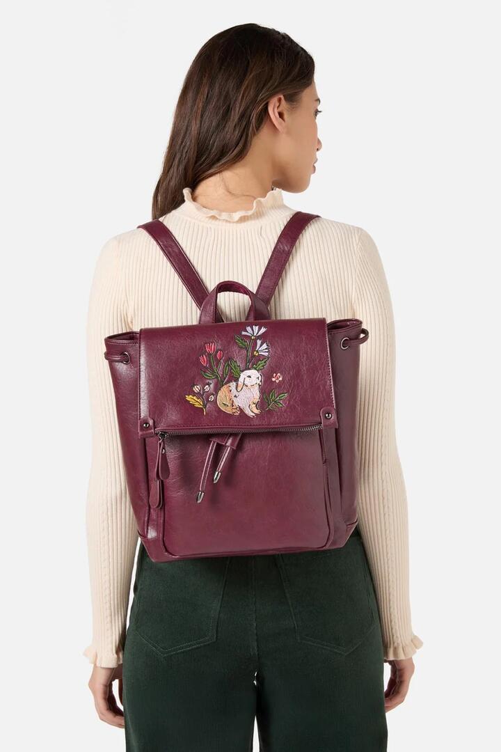 Image of Bags. Productname: Coco Rabbit Backpack in Burgundy colour by brand - Princess Highway