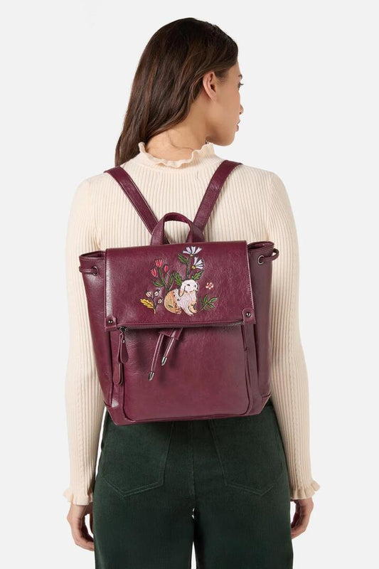 Image of Bags. Productname: Coco Rabbit Backpack in Burgundy colour by brand - Princess Highway
