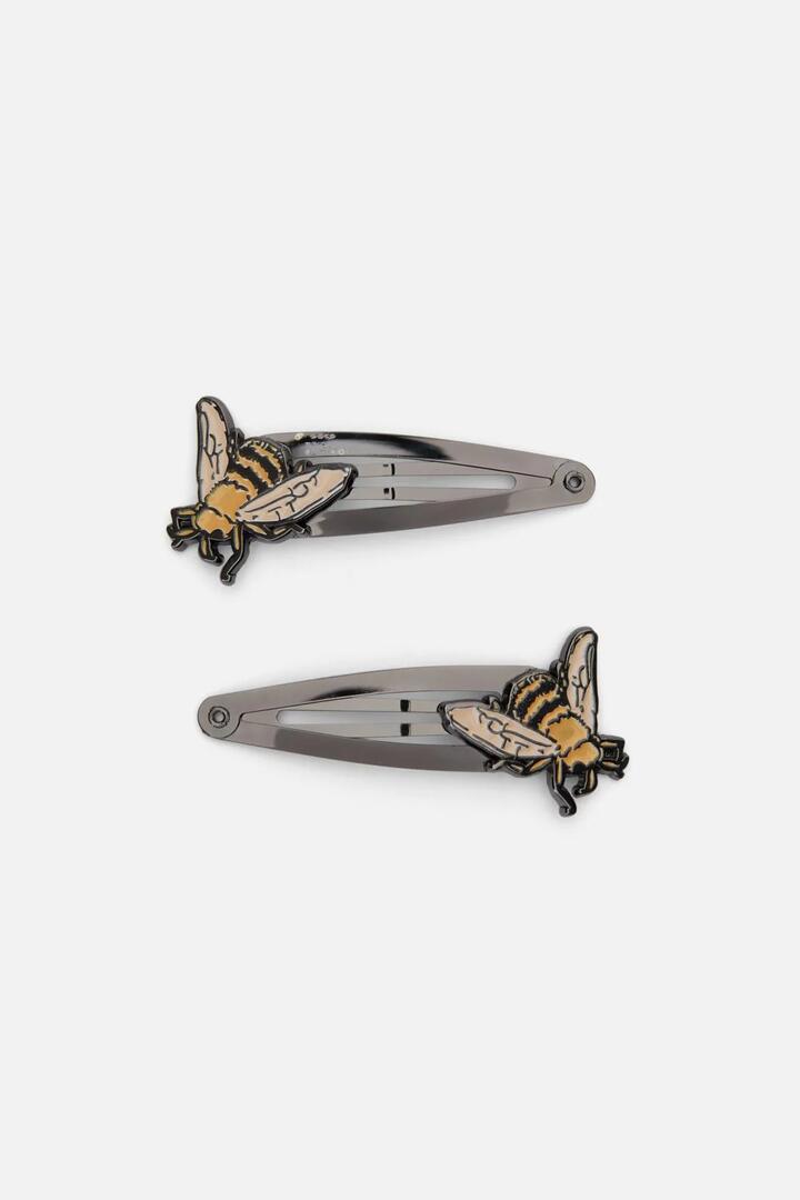Image of Hair Accessories. Productname: Bee Hair Clips in Yellow colour by brand - Princess Highway