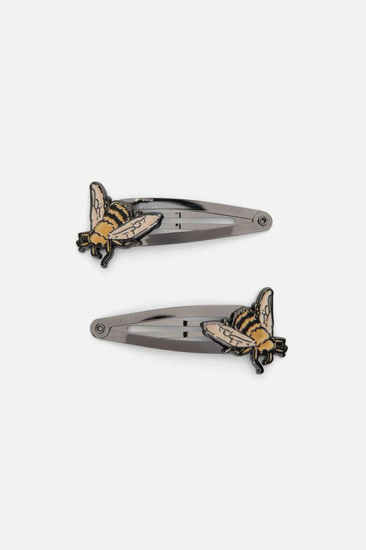 Image of Hair Accessories. Productname: Bee Hair Clips in Yellow colour by brand - Princess Highway