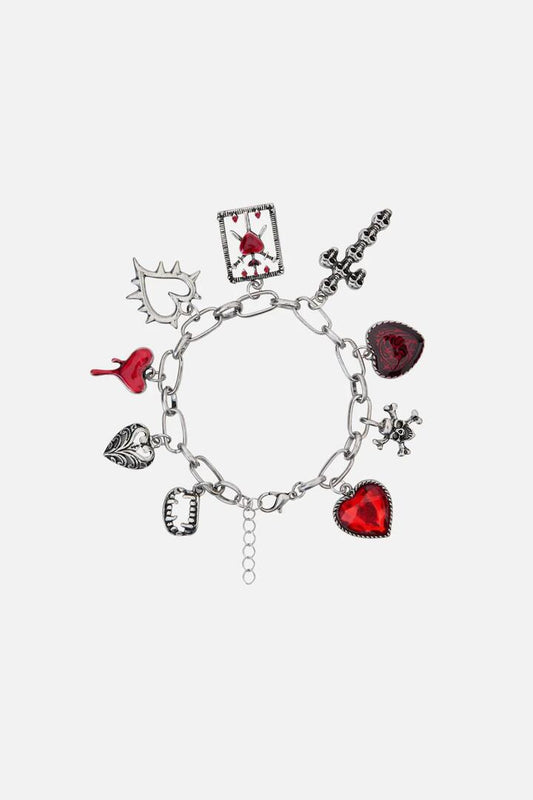 Image of Bracelets. Productname: Charm Bracelet in Silver colour by brand - Dangerfield