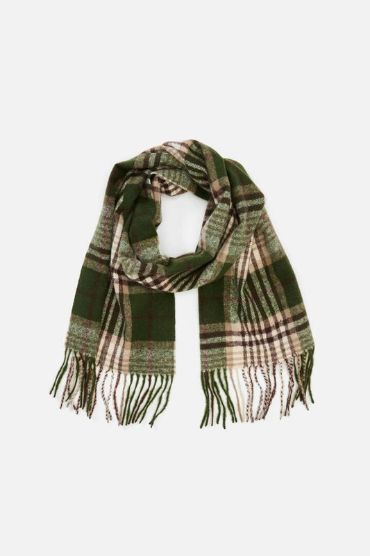 Image of Accessories. Productname: Olive Check Scarf in Olive colour by brand - Princess Highway